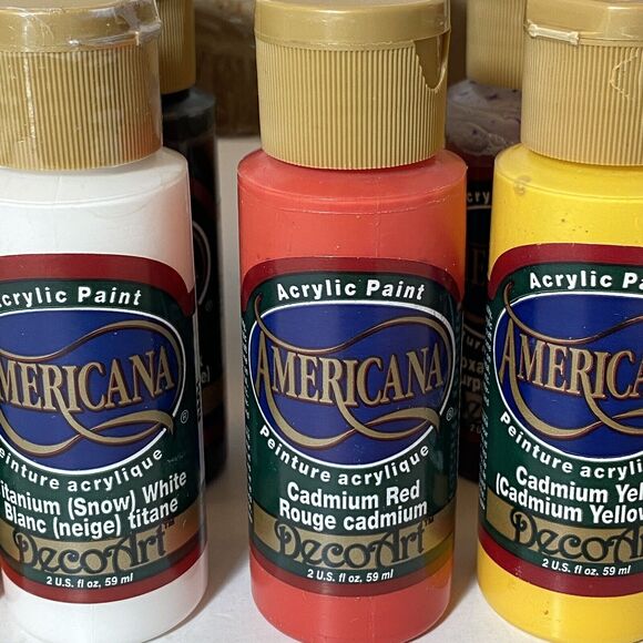 Martha Stewart Americana Set Of 10 Craft Acrylic Paints 2oz Ea. BRAND NEW Boxed - Picture 4 of 8